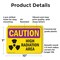 Signmission Radiation & Laser Sign, 7 in H x 10 in W, Plastic, Rectangle OS-2PACK-CR-P-710-L-10170 - alternate 2
